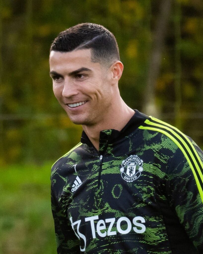 Cristiano Ronaldo training - Manchester United vs Sheriff Tiraspol