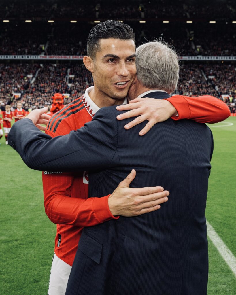 Cristiano Ronaldo and Sir Alex Ferguson