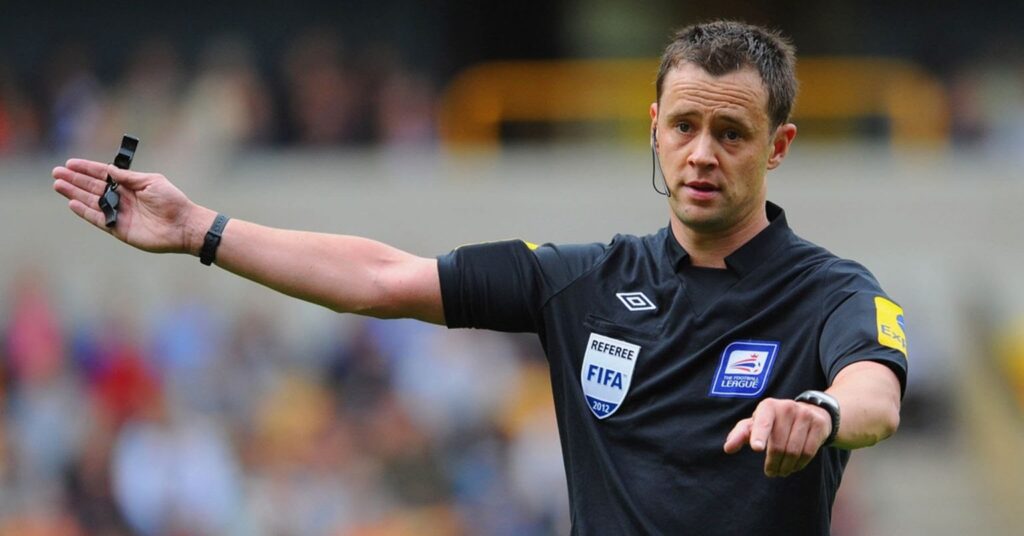 Stuart Attwel - Match official - Chelsea vs Manchester United