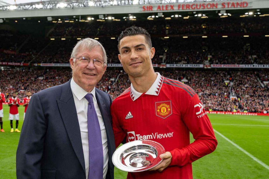 Cristiano Ronaldo and Sir Alex Ferguson