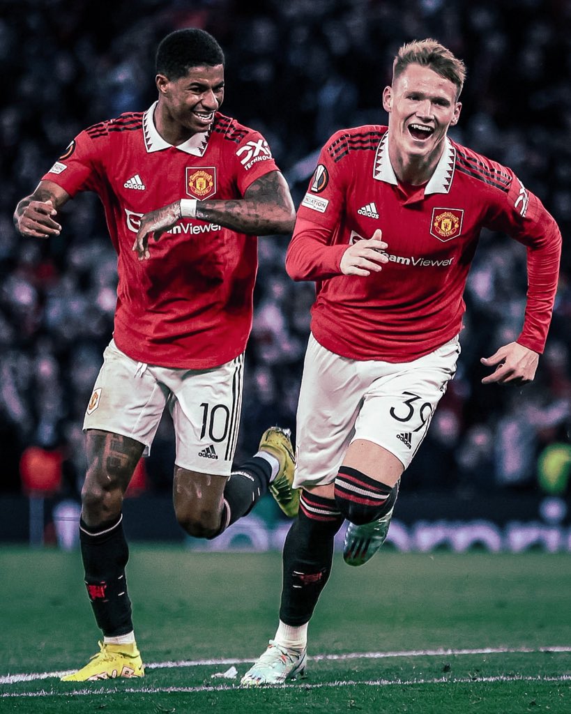 Marcus Rashford and Scott McTominay 