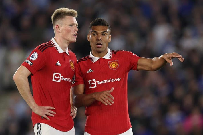 Scott McTominay and Carlo Casemiro 